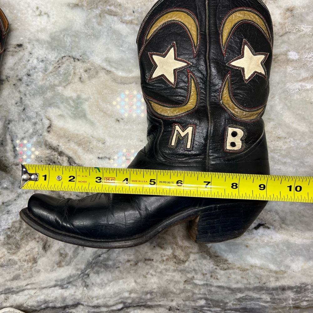 Vintage Leather Boots with moon and star designs - Picture 12 of 12